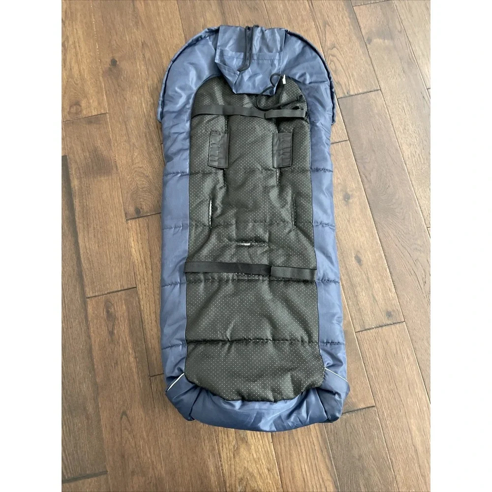 Cozy Toe Stroller Bunting Bag Soft Fleece Lining Weatherproof Blue